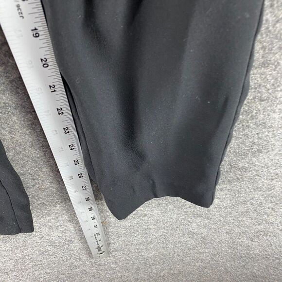 Express Pants Women 8 Black High Rise Ankle Belted Flat Front Pockets Casual - Picture 5 of 8